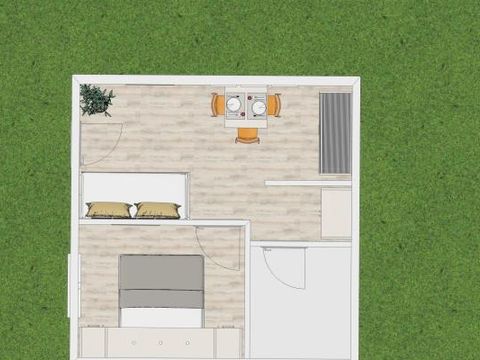 BUNGALOW 3 personnes - Bungalow bilocale 3 posti letto