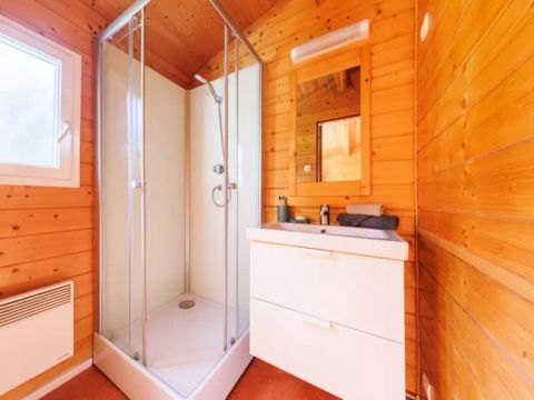 MOBILHOME 5 personnes - Chalet Edelweiss 3 Pièces 5 Personnes + TV