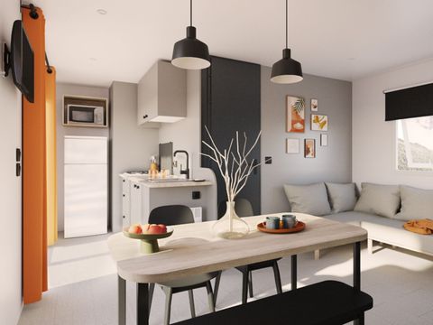 MOBILHOME 6 personnes - Mobil-home | Comfort | 3 Ch. | 6 Pers. | Terrasse surélevée | Clim.