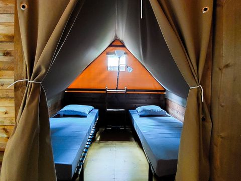 TENTE TOILE ET BOIS 4 personnes - Cabane “Tribu”