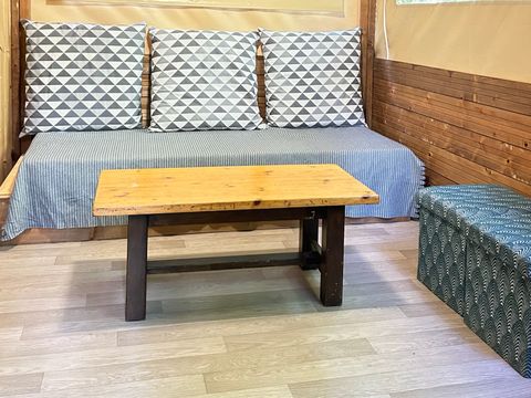 TENTE TOILE ET BOIS 4 personnes - Caba’tente