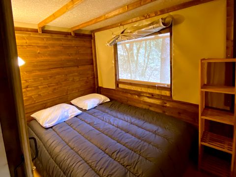 TENTE TOILE ET BOIS 6 personnes - Paillote sur pilotis