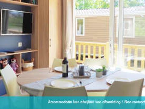MOBILHOME 6 personnes - Mobil home Elégance 3 chambres (6 pers) terrasse