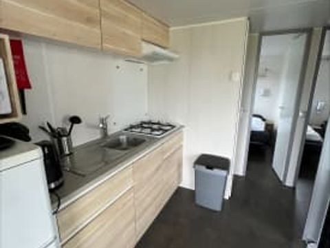 MOBILHOME 4 personnes - Mobil home Esprit 2 chambres (4 pers) terrasse