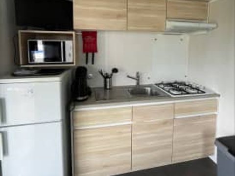 MOBILHOME 4 personnes - Mobil home Esprit 2 chambres (4 pers) terrasse