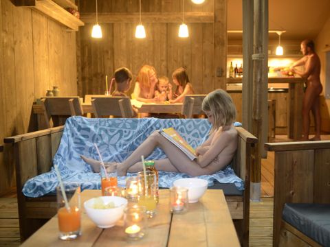Tente en toile et en bois 5 personnes - Lodge Privilège Nature - 2 chambres