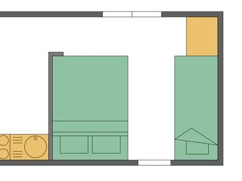 MOBILHOME 4 personnes - Pipowagen