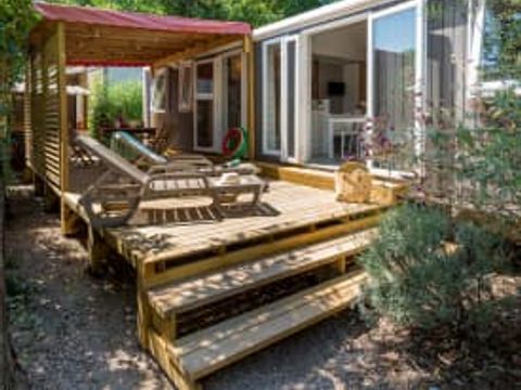 MOBILHOME 6 personnes - Cottage PROVENCAL 6p 3ch 2 Sdb Clim ****