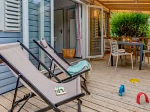 MOBILHOME 7 personnes - Cottage 6/7p 3ch clim ***