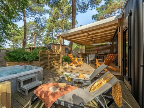 MOBILHOME 4 personnes - COTTAGE 4p 2ch 2SdB PREMIUM SPA