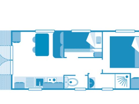 HÉBERGEMENT INSOLITE 4 personnes - Roulotte 4p 2ch