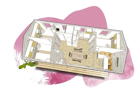 MOBILHOME 6 personnes - 6 places Premium avec Vue Mer