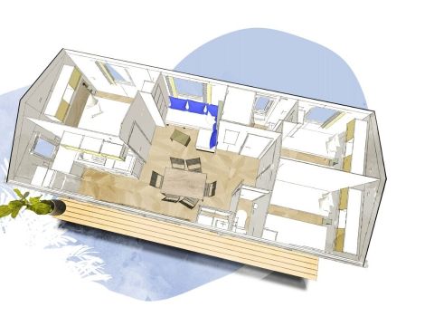 MOBILHOME 6 personnes - 6 places Premium