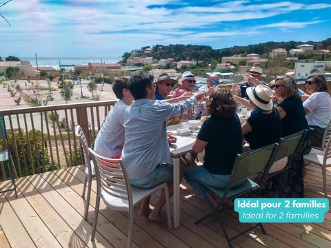 MOBILHOME 10 personnes - TRIBU - 1 mobile-home 6 pers + 1 mobile-home 4 pers