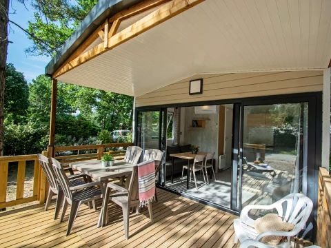 MOBILHOME 5 personnes - Cottage Provence 3 Pièces 5 Personnes Climatisé