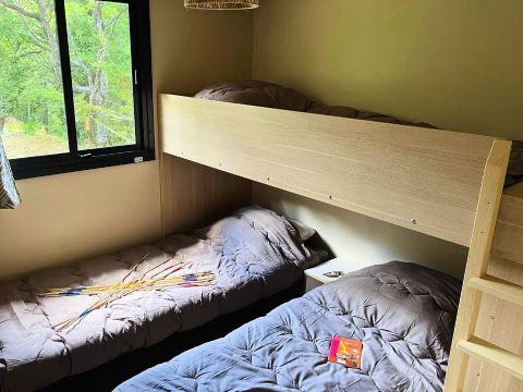 MOBILHOME 5 personnes - Cottage Pantaïa 3 Pièces 5 Personnes Climatisé + TV + Jacuzzi