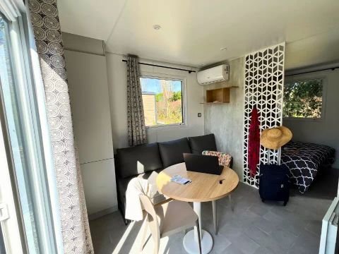 MOBILHOME 2 personnes - Mobil Home Cosy 2 Pièces 2 Personnes Climatisé + TV