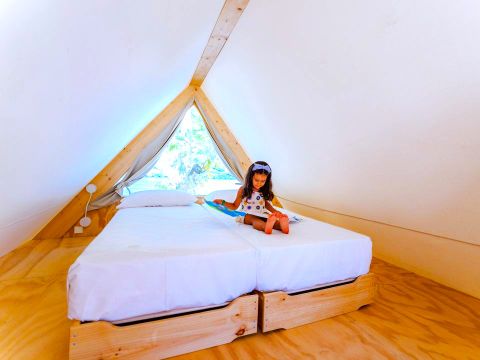 TENTE TOILE ET BOIS 4 personnes - Hanna