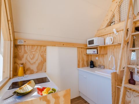 TENTE TOILE ET BOIS 4 personnes - Hanna