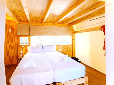 TENTE TOILE ET BOIS 4 personnes - Hanna