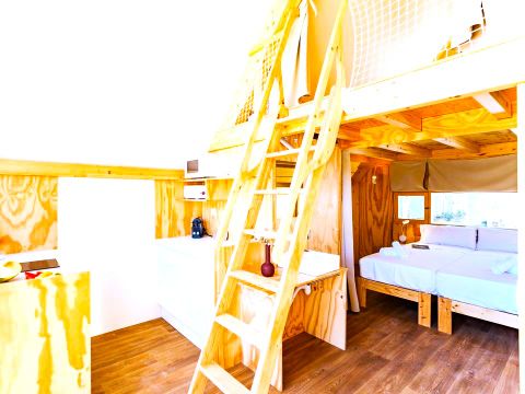 TENTE TOILE ET BOIS 4 personnes - Hanna