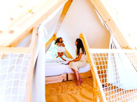 TENTE TOILE ET BOIS 4 personnes - Hanna