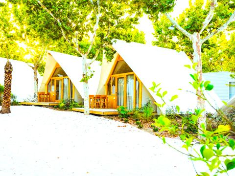 TENTE TOILE ET BOIS 4 personnes - Hanna