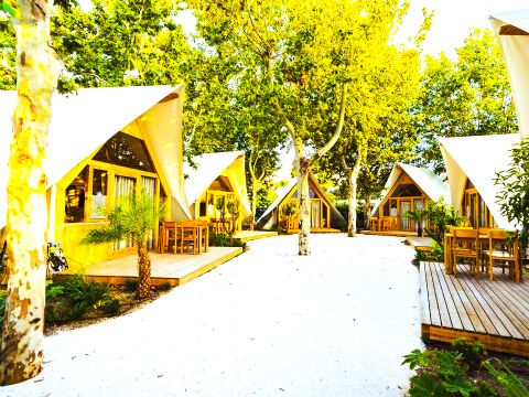 TENTE TOILE ET BOIS 4 personnes - Hanna