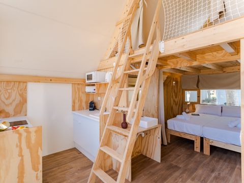 TENTE TOILE ET BOIS 4 personnes - Hanna