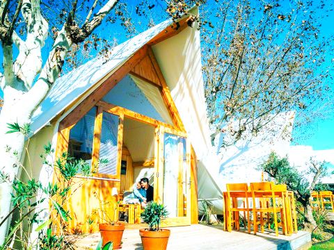 TENTE TOILE ET BOIS 4 personnes - Hanna 4 pers