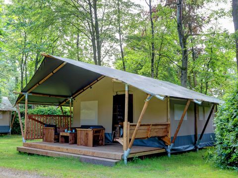 TENTE TOILE ET BOIS 4 personnes - Tente safari
