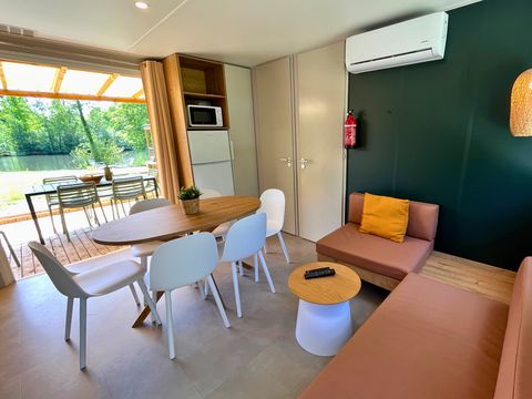 MOBILHOME 6 personnes - Prestige Plus 3 chambres 33m² - Côté Jardin