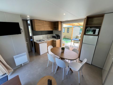 MOBILHOME 6 personnes - Prestige Plus 3 chambres 33m² - Côté Jardin