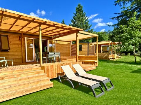 MOBILHOME 6 personnes - Prestige Plus 3 chambres 33m² - Côté Jardin