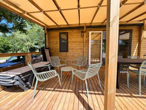 MOBILHOME 6 personnes - Prestige Plus 3 chambres 33m² - Côté Jardin