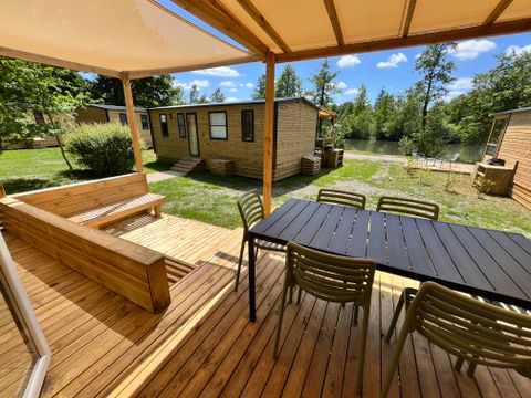 MOBILHOME 6 personnes - Prestige Plus 3 chambres 33m² - Côté Jardin