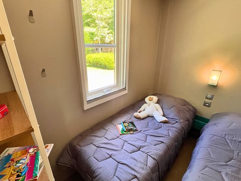 MOBILHOME 6 personnes - Prestige 3 chambres - 2 salles de bain 40m² - Côté Jardin