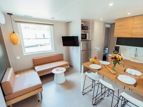 Mobilhome 6 personnes - Exclusif - 3 chambres - 2 salles d'eau - Clim.