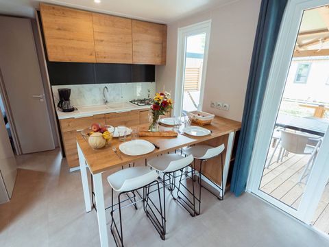 Mobilhome 6 personnes - Exclusif - 3 chambres - 2 salles d'eau - Clim.