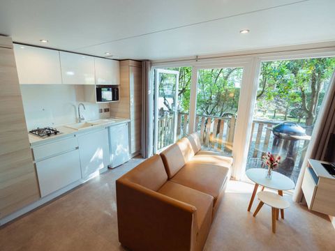 Mobilhome 8 personnes - Exclusif - 4 chambres - 3 salles d'eau - Clim. 2 modules