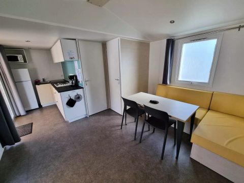 MOBILHOME 4 personnes - Mobil-Home DETENTE 3 Pièces 4 Personnes + TV