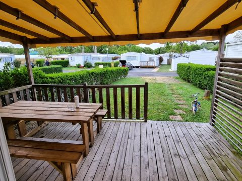 MOBILHOME 4 personnes - Mobil-Home DOGGY 3 Pièces 4 Personnes + TV