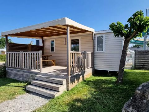 MOBILHOME 4 personnes - Mobil-Home DOGGY 3 Pièces 4 Personnes + TV