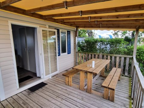 MOBILHOME 4 personnes - Mobil-Home DOGGY 3 Pièces 4 Personnes + TV