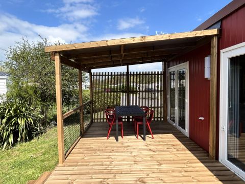 MOBILHOME 4 personnes - Mobil-Home PLAISIR 3 Pièces 4 Personnes + TV