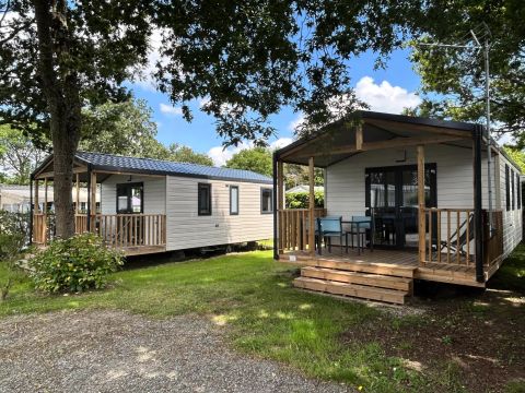 MOBILHOME 4 personnes - Mobil-Home PLAISIR 3 Pièces 4 Personnes + TV