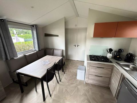 MOBILHOME 4 personnes - Mobil-Home PLAISIR 3 Pièces 4 Personnes + TV