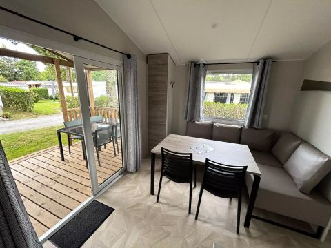 MOBILHOME 4 personnes - Mobil-Home PLAISIR 3 Pièces 4 Personnes + TV