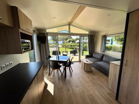 MOBILHOME 4 personnes - Mobil-Home PRESTIGE 3 Pièces 4 Personnes + TV