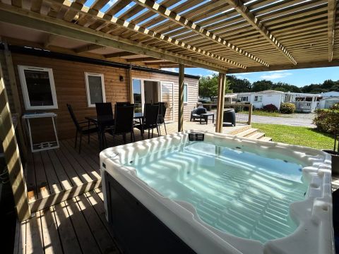 MOBILHOME 4 personnes - Mobil-Home ZEN 3 Pièces 4 Personnes + TV + Jacuzzi